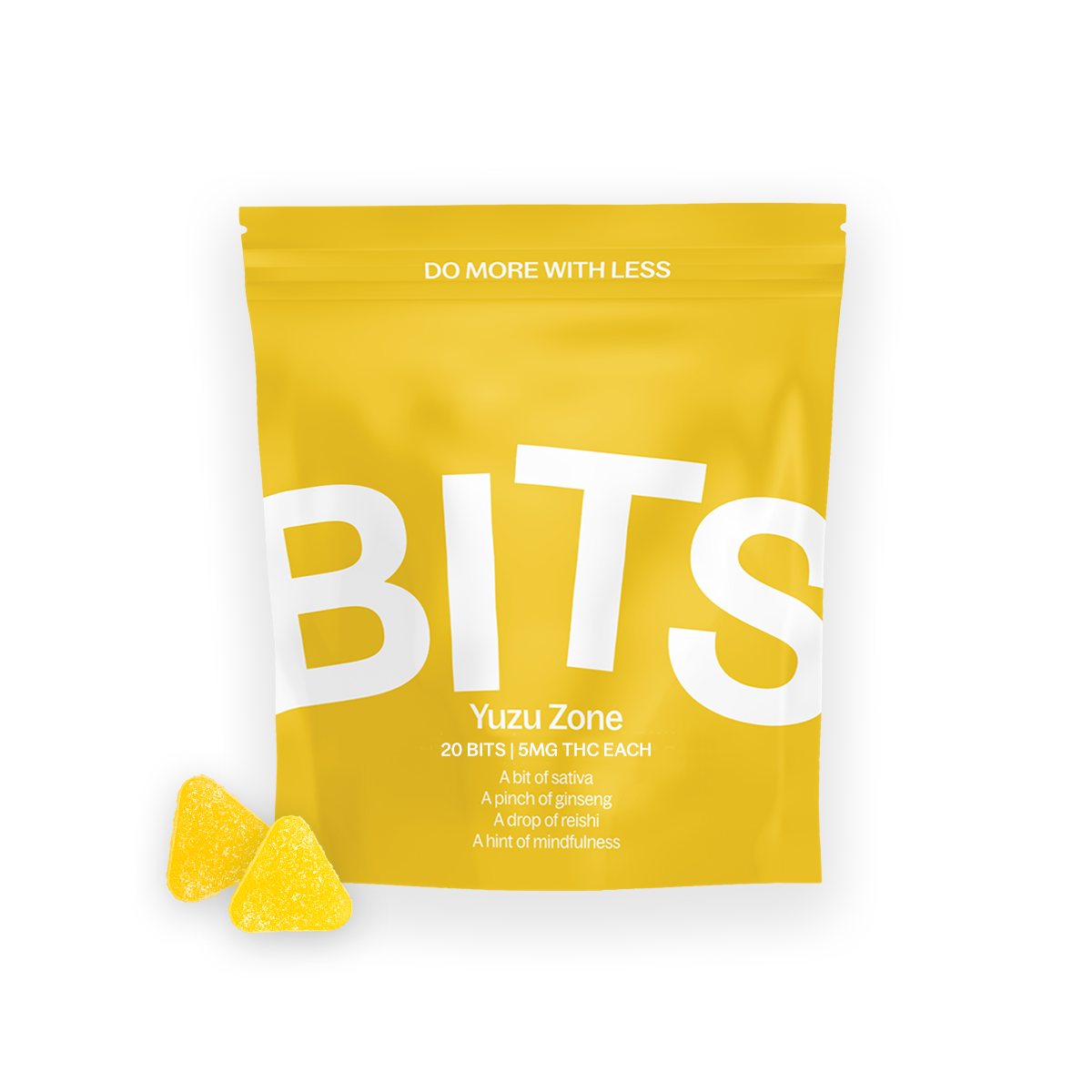 BITS | Gummies | Yuzu Zone 1:1 THC:CBG | 100mg/20pk