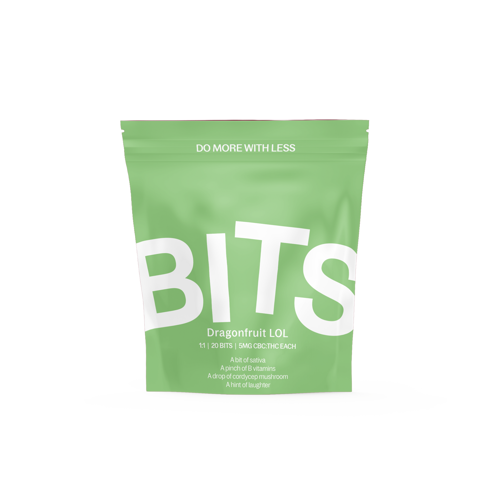 BITS | Gummies | Dragonfruit LOL 1:1 THC:CBC (Laughter) | 100mg/20pk