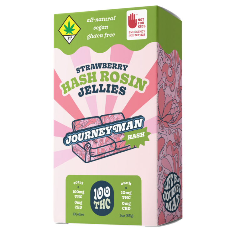 Strawberry - Hash Jellies 100mg