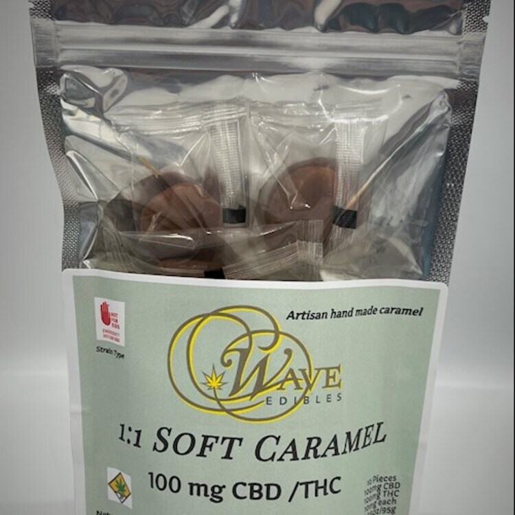 WAVE: SALTED CARAMEL 1:1 - 10PK (EDIBLE)