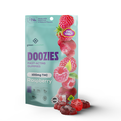 Green Revolution - Doozies - Raspberry Chill 10pk