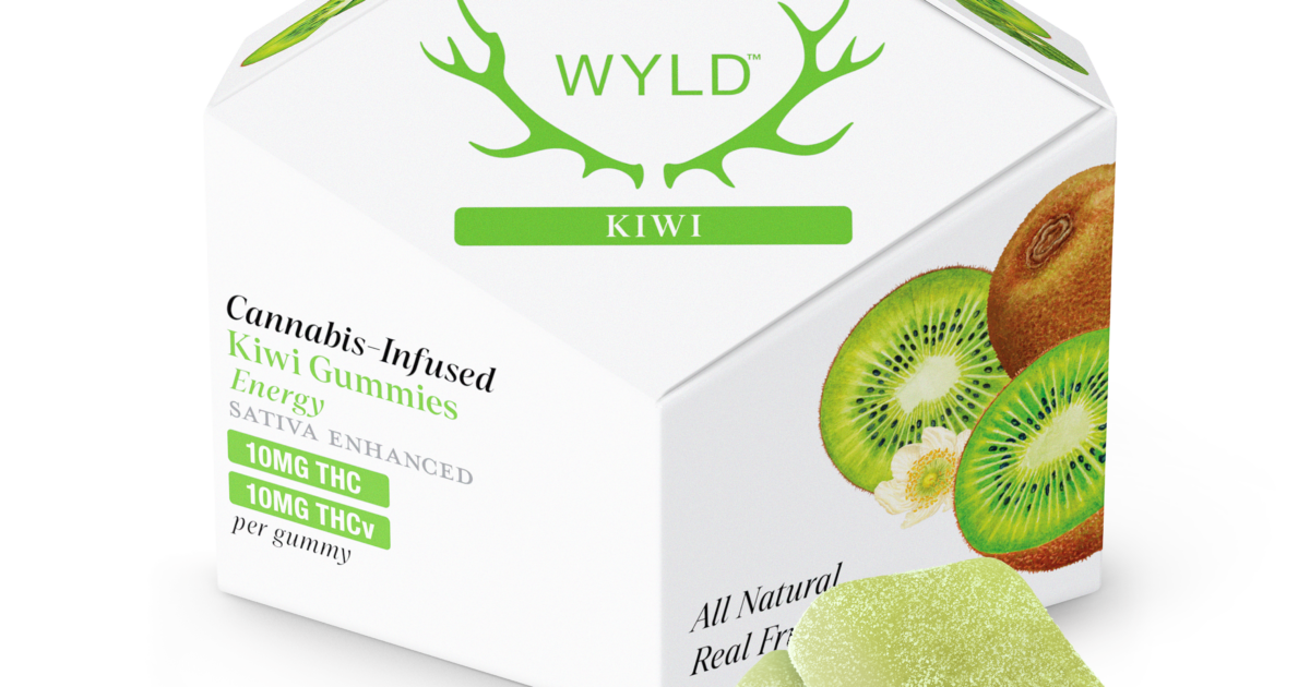 Wyld | Gummies | Kiwi 1:1 THC:THCv | 10mg/100pk