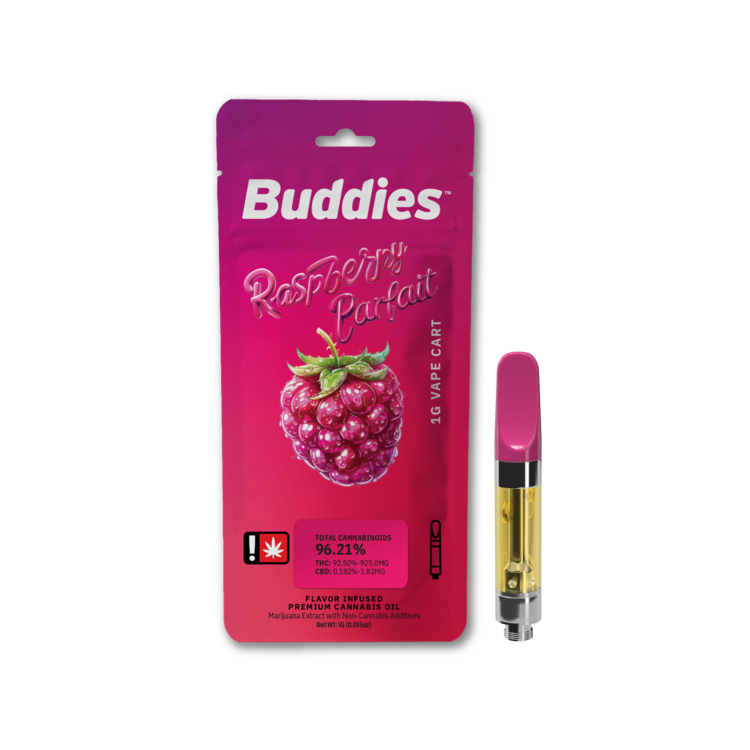 Flavored Raspberry Parfait 1g Cart