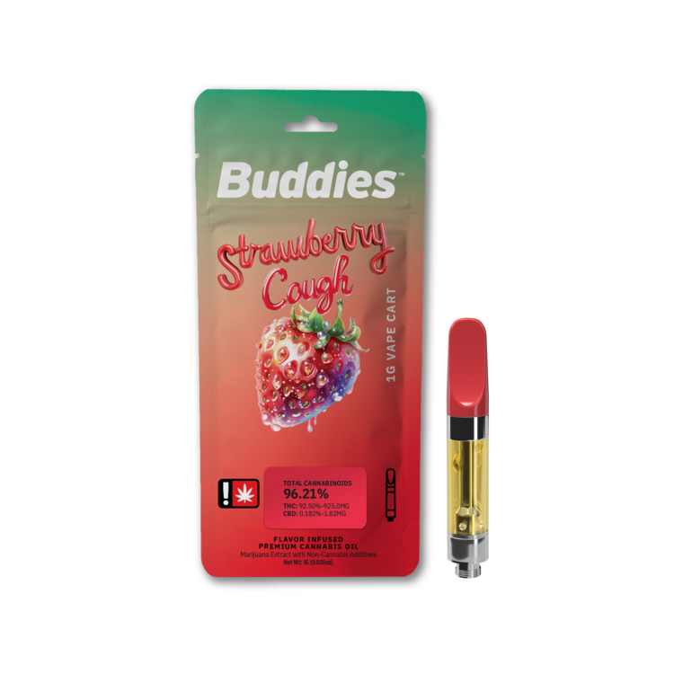 Flavored Strawberry Cough 1g Cart