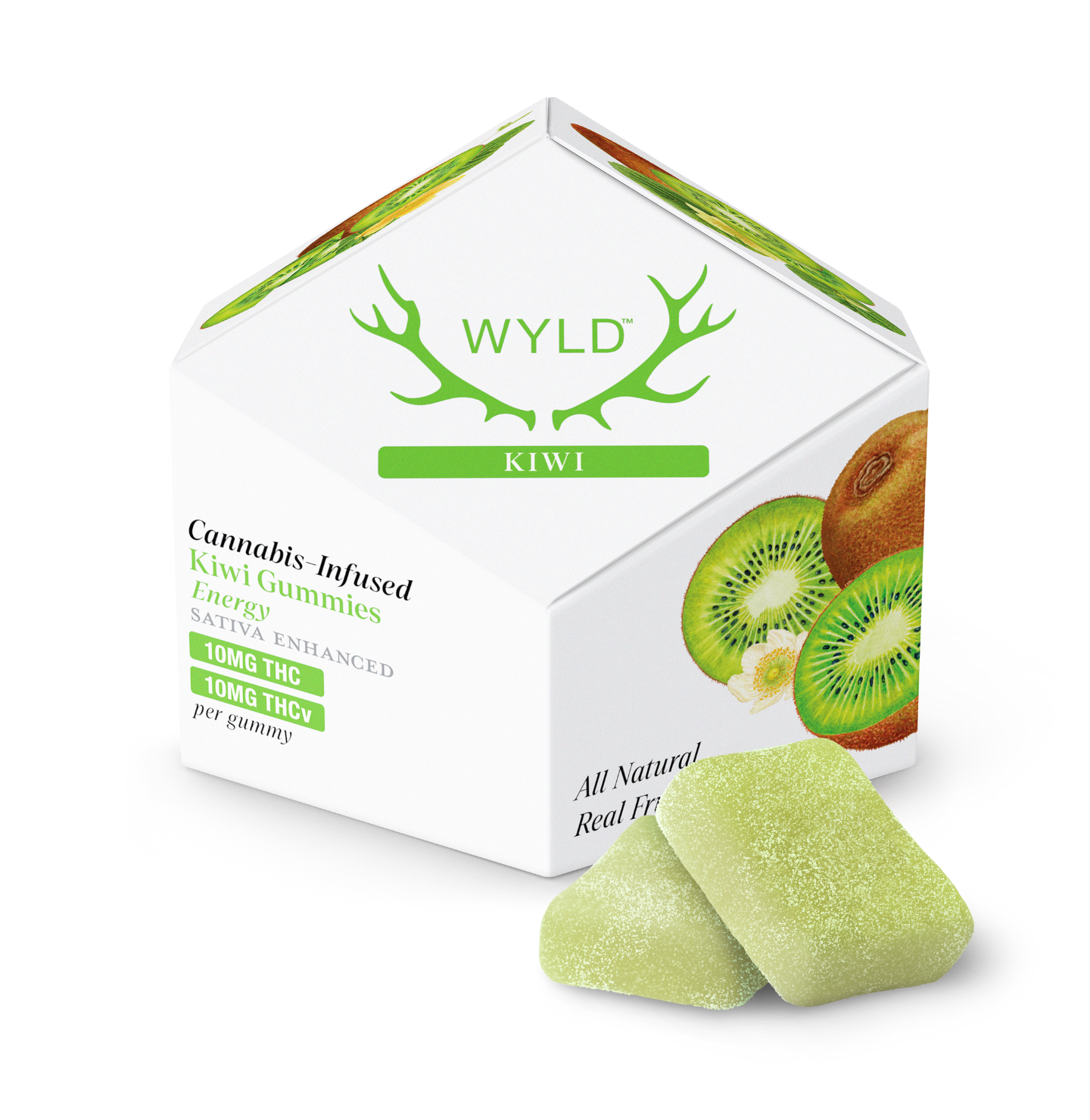 Wyld: Wyld Kiwi 100mg THC - 100mg THCv