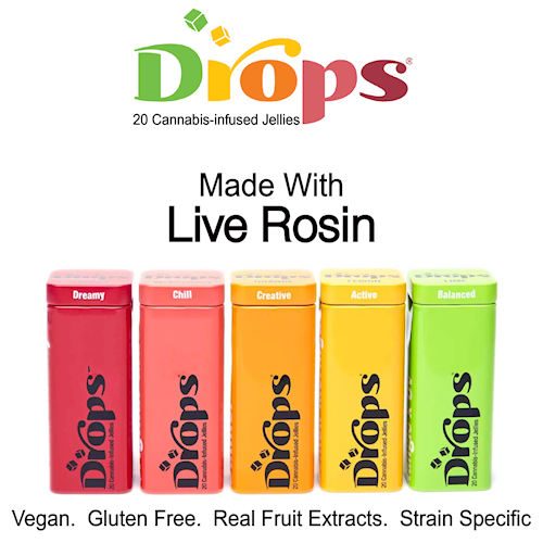 EG Drops Rosin Gummy - Lime/Dosi Punch - 20 pack 100 mg - 1.56oz