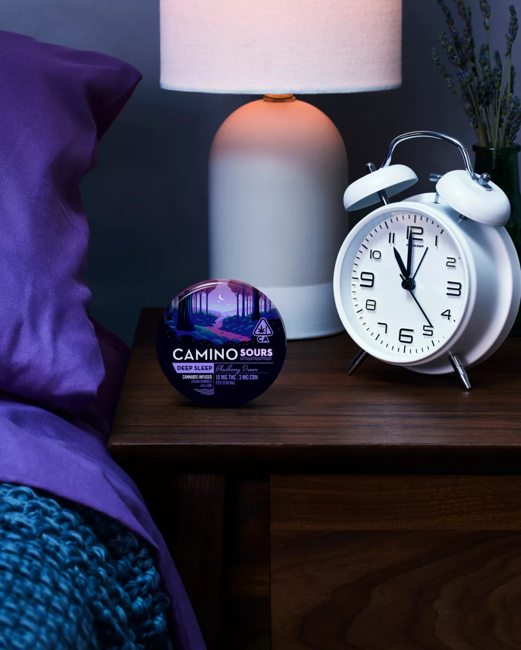 Camino Sours | Vegan Gummies | Deep Sleep (Blackberry Dream) 1:1:1 THC:CBD:CBN | 100mg/10pk