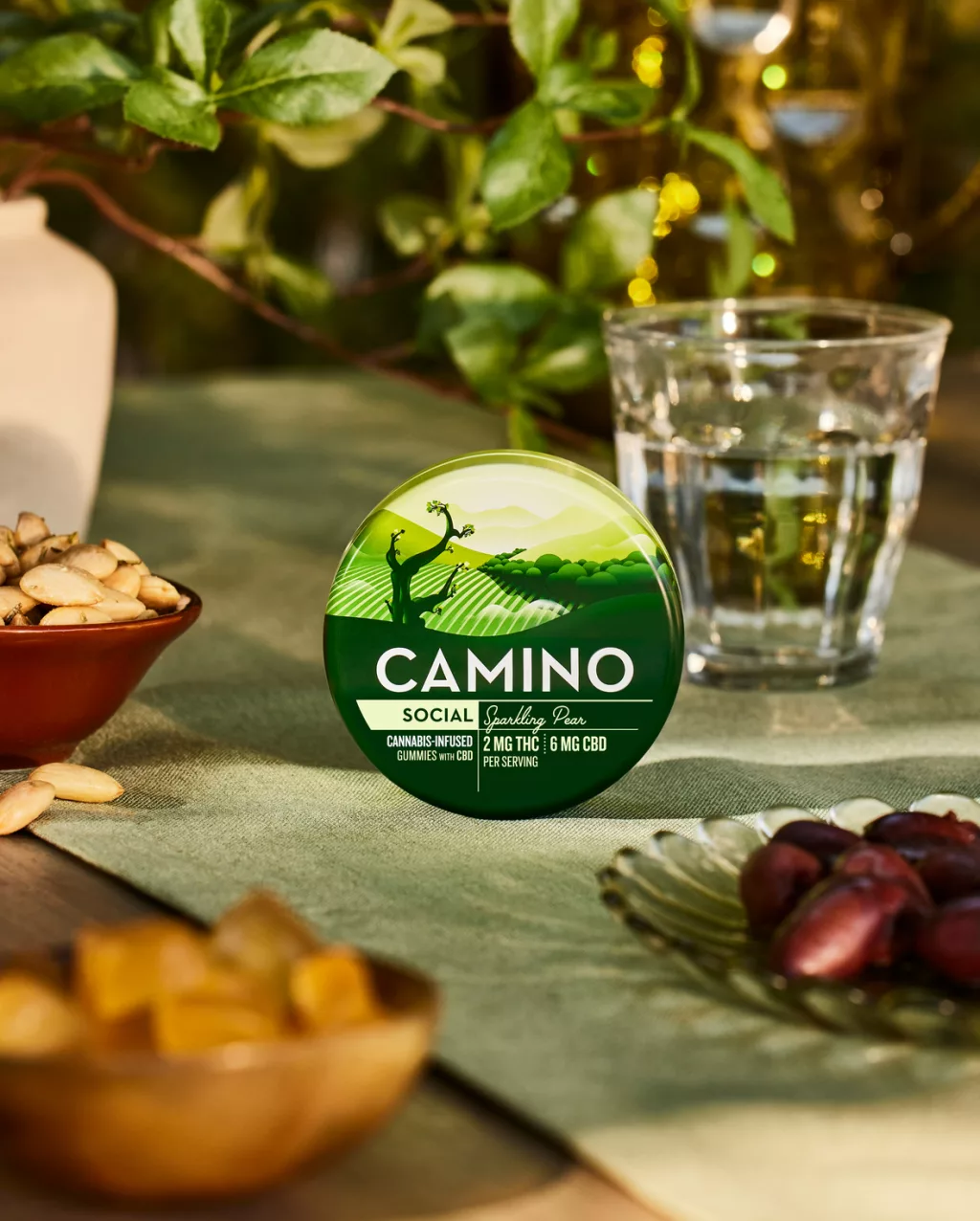 Camino | Gummies | Social (Sparkling Pear) 1:3 THC:CBD | 40mg/20pk