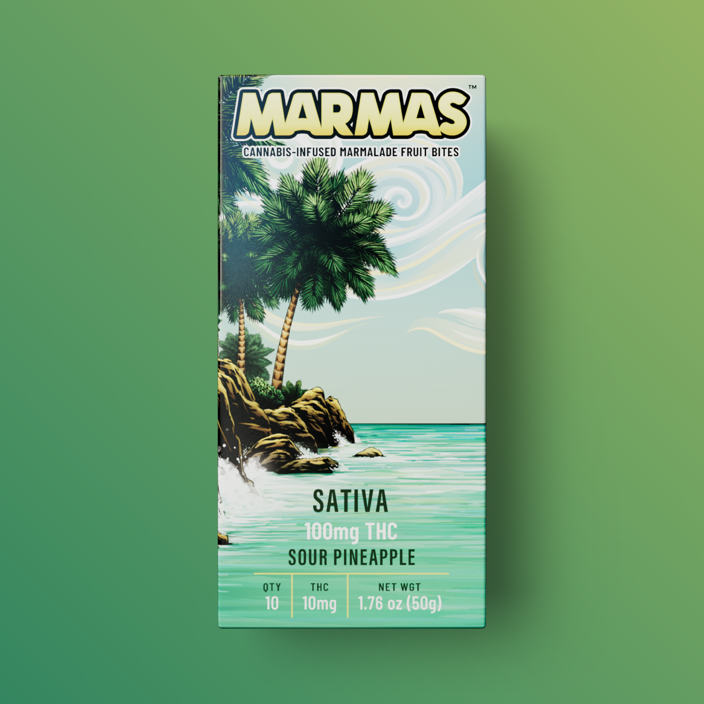 NWCS-Marmas Sour Pineapple Sativa 10pk