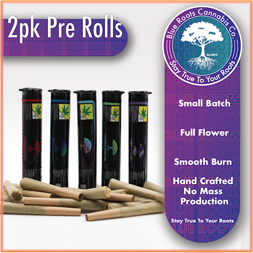 Blue Roots - OG Kush Breath 2.1 x Black Maple Joints 2pk