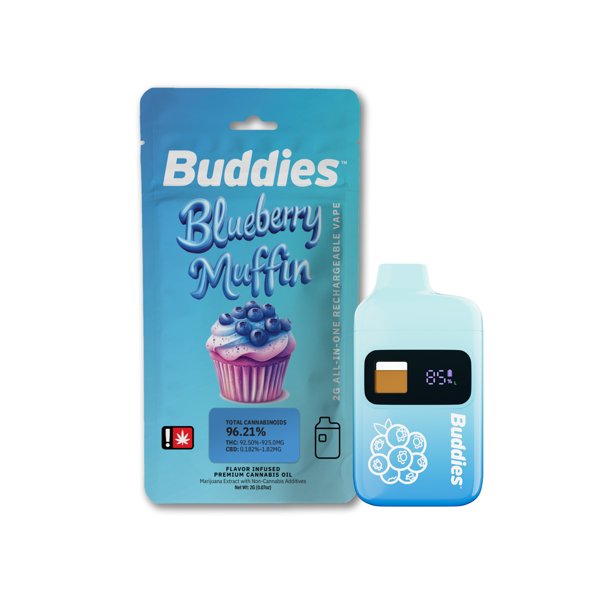 Buddies Brand: Blueberry Muffin