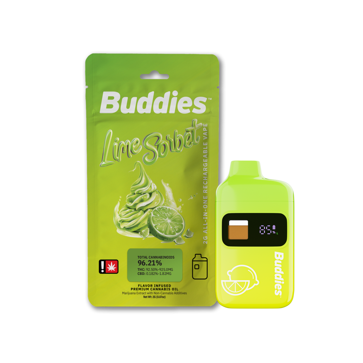 Buddies Brand: Lime Sorbet