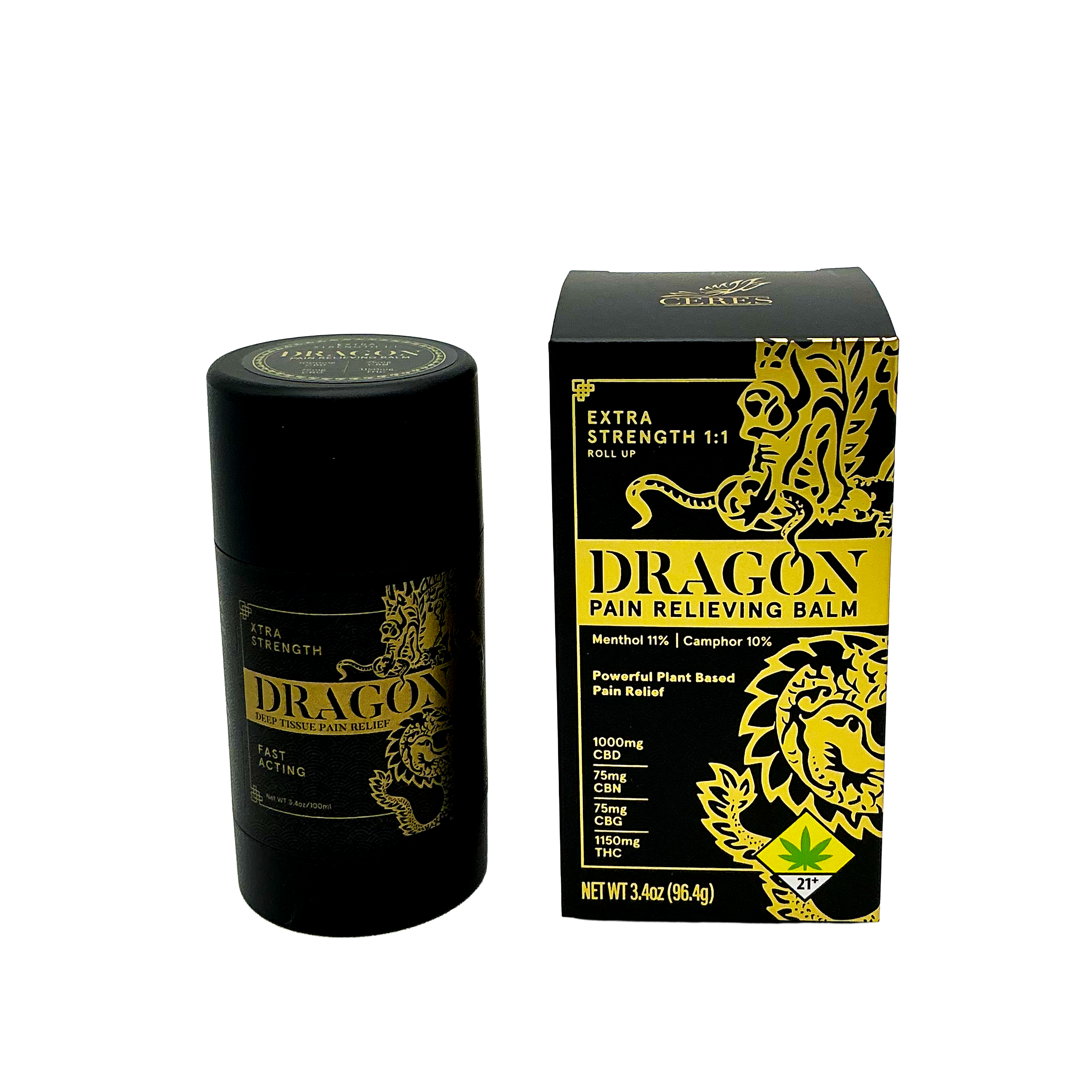 Extra Dragon Roll On Balm CBD