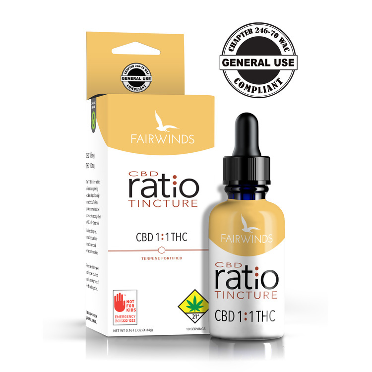 Fairwinds Manufacturing Tincture CBD 1:1 .16oz