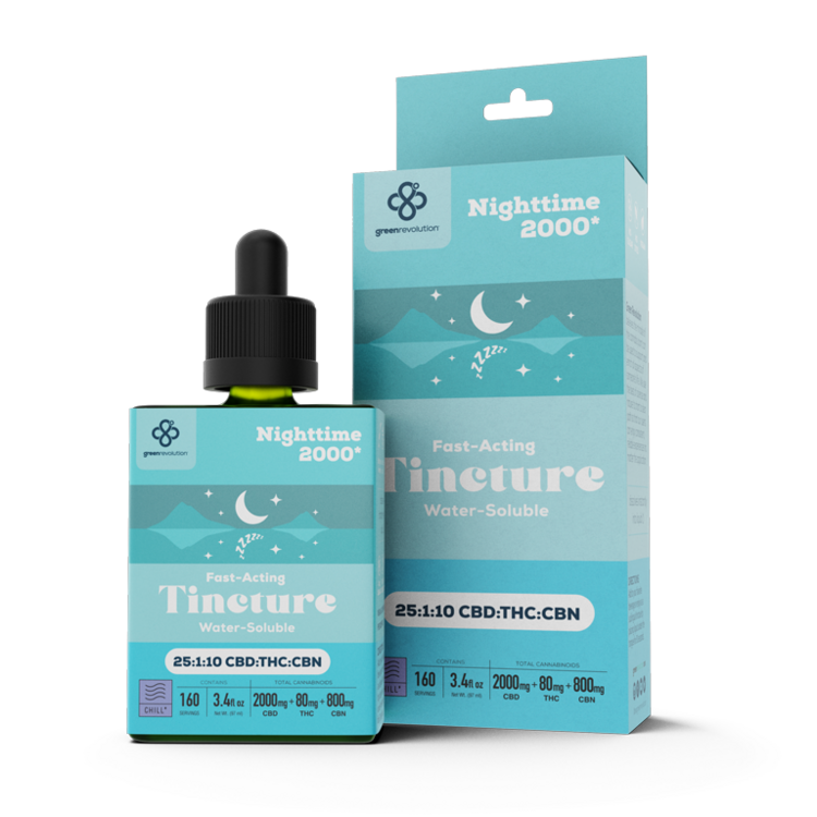 Green Revolution Tincture Nighttime 25:1:10 2880mg 3.4oz