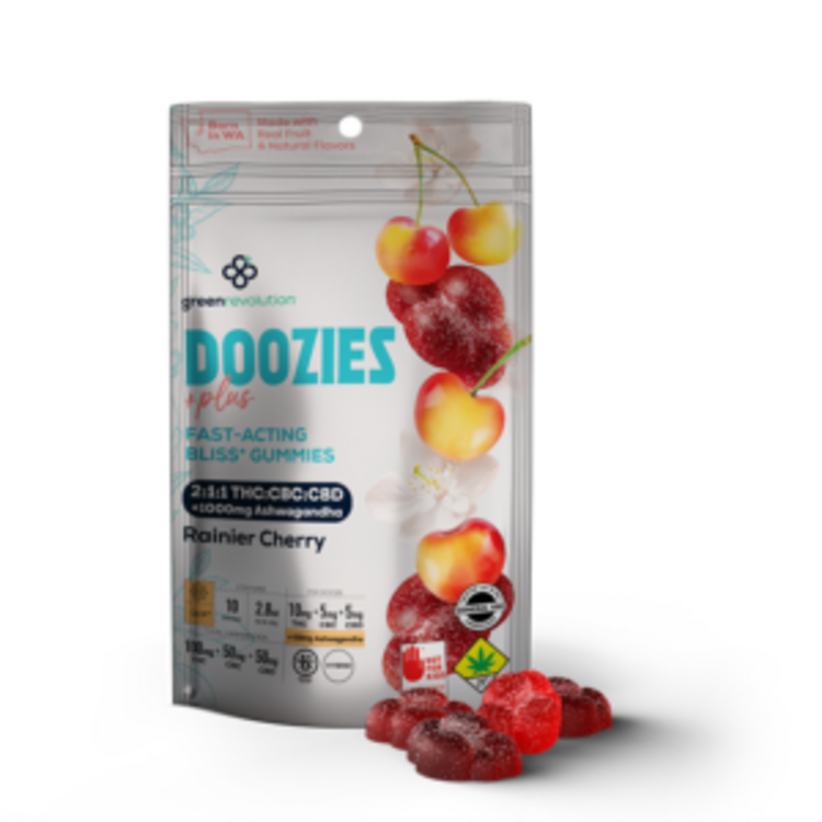 Green Revolution Edible Doozies Plus Rainier Cherry 2:1:1 200mg 2.8oz
