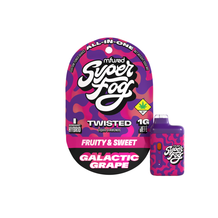 Mfused Disposable Cartridge Super Fog Twisted Galactic Grape 1g