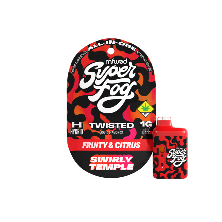 Mfused Disposable Cartridge Super Fog Twisted Swirly Temple 1g