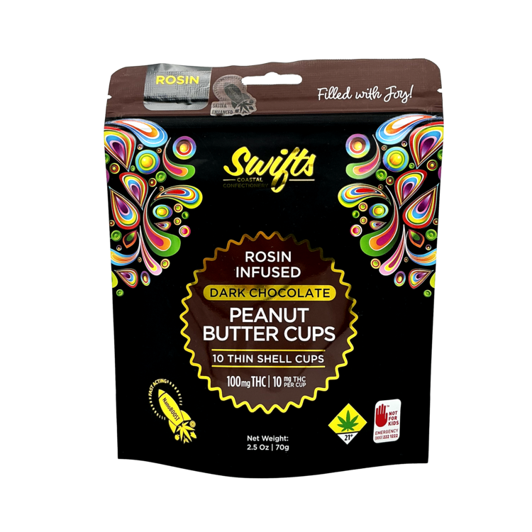 Edible Sativa Dark Chocolate Peanut Butter Cups