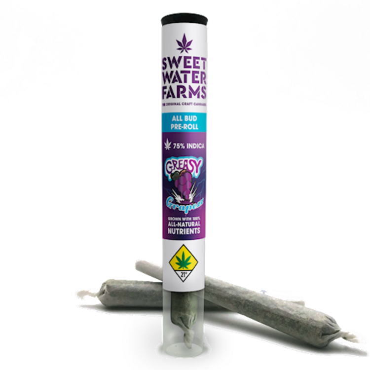Sweetwater Farms Pre-roll Greasy Grapezz 2pk 1g