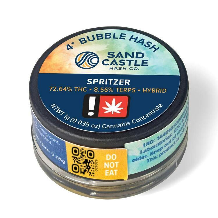 Sand Castle 2g Thunderstruck Bubble Hash