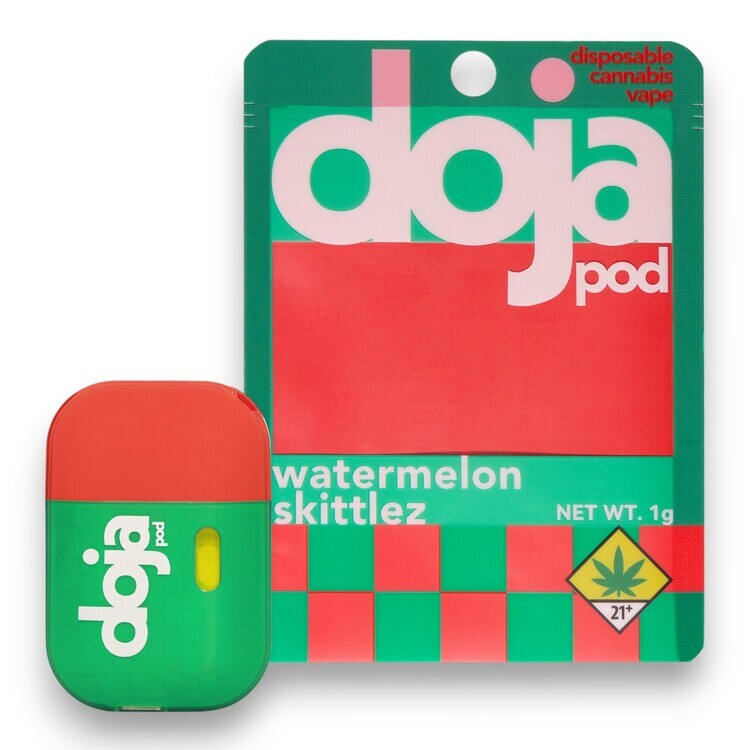 Watermelon Skittlez Cured Resin Disposable