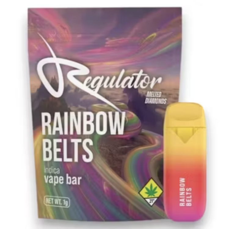 Rainbow Belts - CART DISP - (1.0g) - REGULATOR BAR
