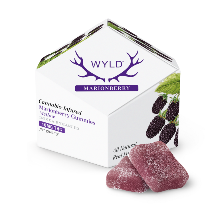Wyld Edible Indica Marionberry 100mg 1.4oz