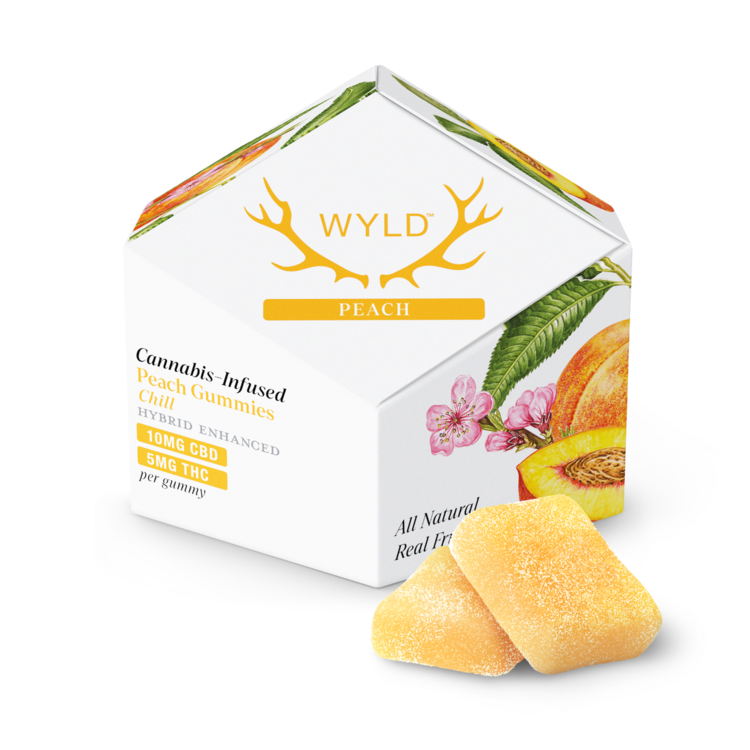 Wyld Edible Hybrid CBD Peach 2:1 150mg 1.4oz