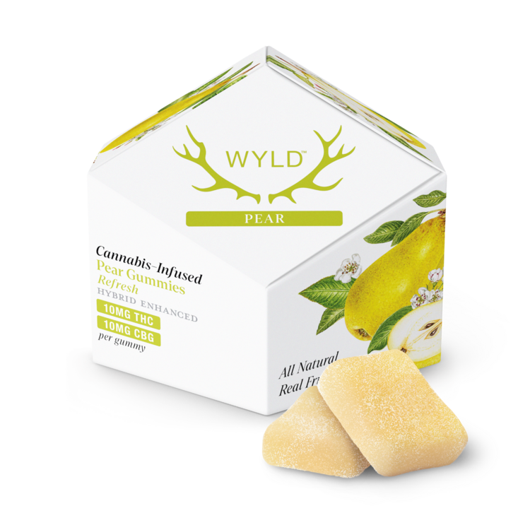 Wyld Edible Hybrid CBG Pear 200mg 1.4oz