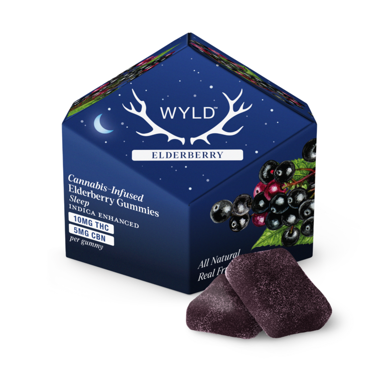 Wyld Edible Indica CBN Elderberry 2:1 150mg 1.4oz