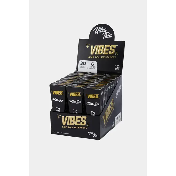 VIBES 1 1/4 Ultra-Thin Pre Rolled Cones