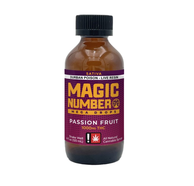 Magic Number: Magic Drops - 1000mg - Passionfruit