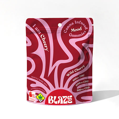 EH - BLAZE - CBG Wild Cherry 2:2:1 Gummies 500mg 10pk