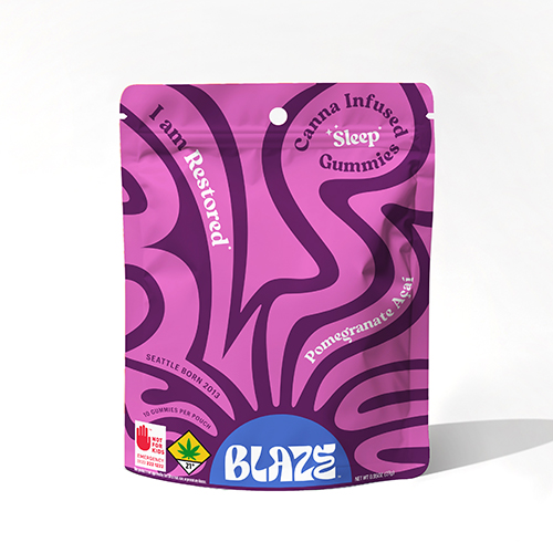 EH - BLAZE - CBN Pomegranate Acai 2:2:1 Gummies 500mg 10pk