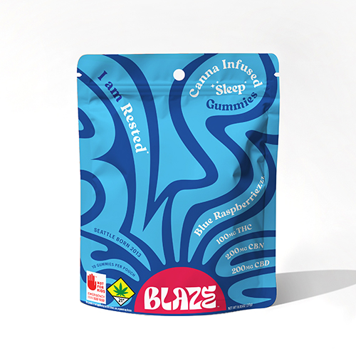 EH - BLAZE - CBN Blue Raspberriezzz 2:2:1 Gummies 500mg 10pk