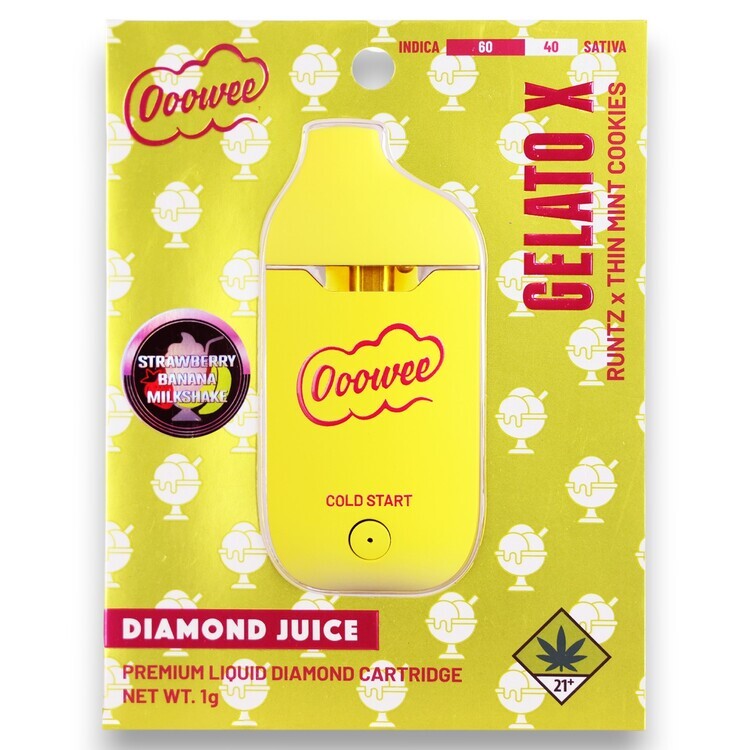 Bar: Strawberry Banana Milkshake - Liquid Diamond Disposable Cartridge