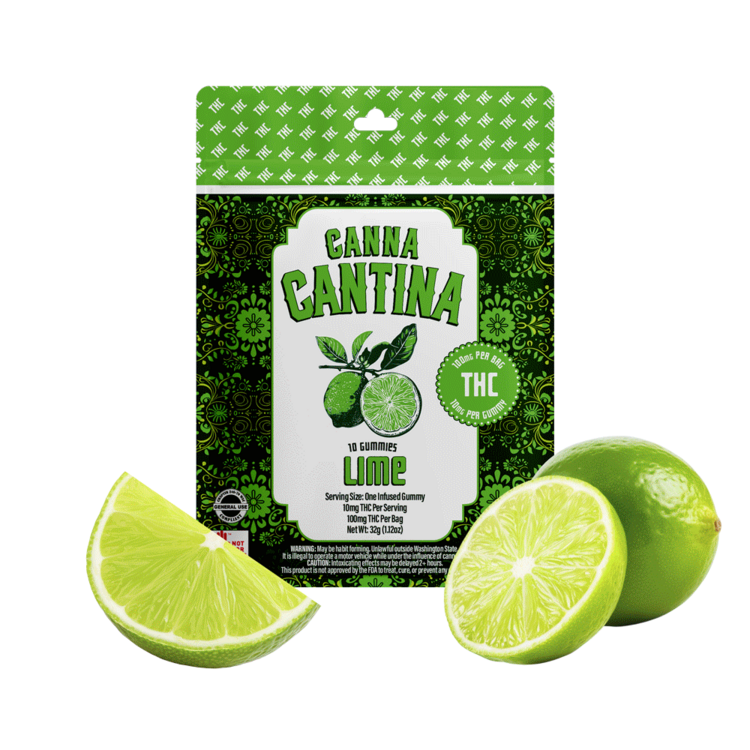 100mg Lime Soft Candies