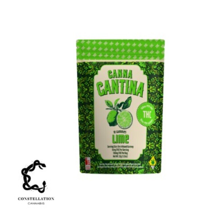 100mg Lime Soft Candies