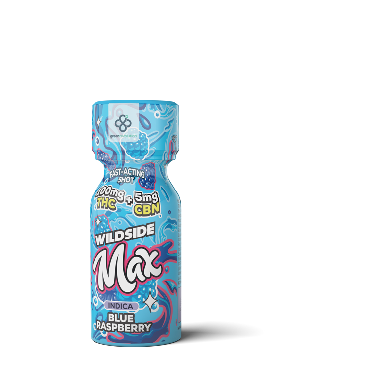 GREV:: 20:1 THC:CBN Blue Raspberry Indica Shot | 2oz