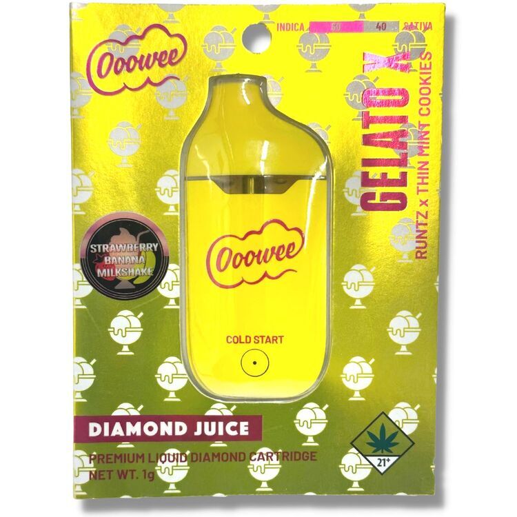 Strawberry Banana Milkshake - Liquid Diamond Disposable Cartridge