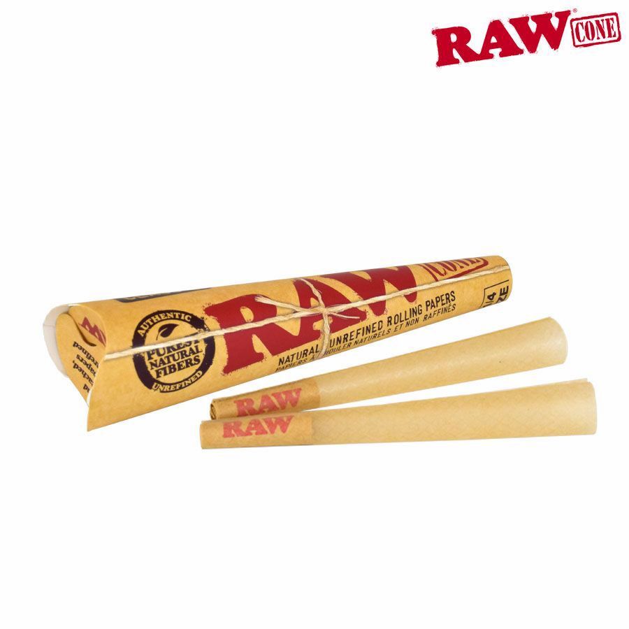 RAW ORGANIC HEMP PRE ROLL CONE 1-1/4 6PK