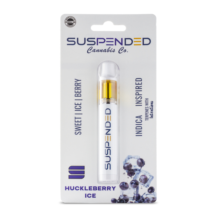1g Huckleberry Ice Cartridge Suspended Brands Disposable