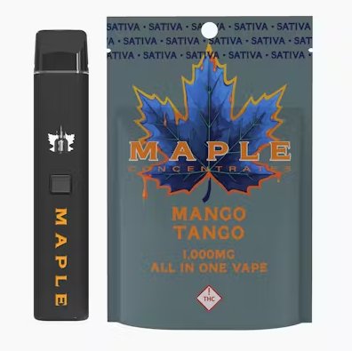 MAPLE MANGO TANGO 1 GRAM AIO DISPOSABLE VAPE SATIVA 87.8%