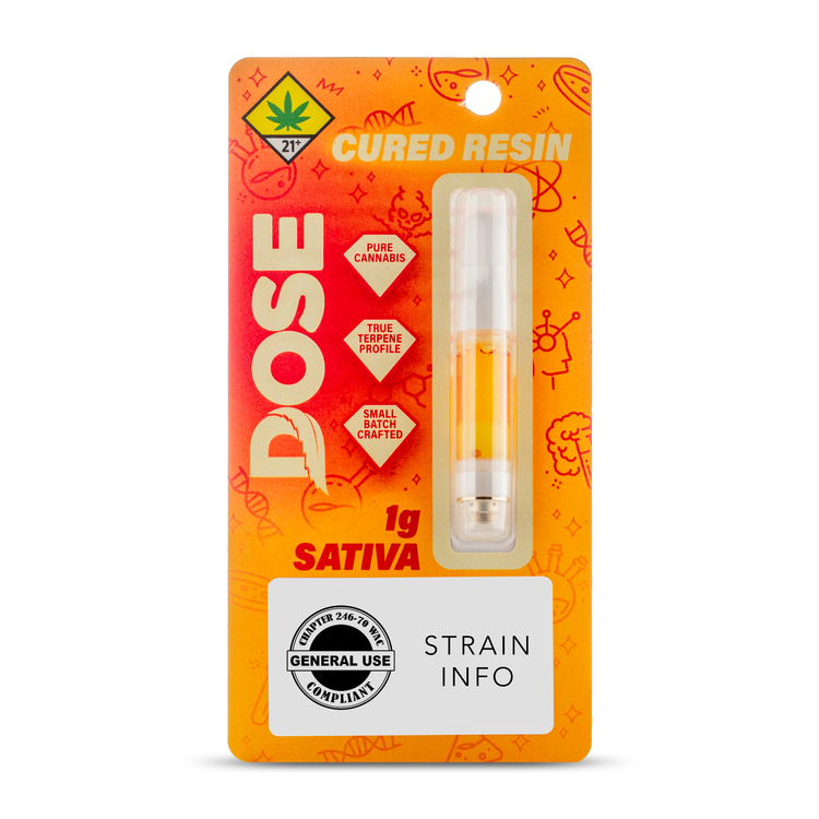 1g Lets Roll Cartridge Cured Resin THCV
