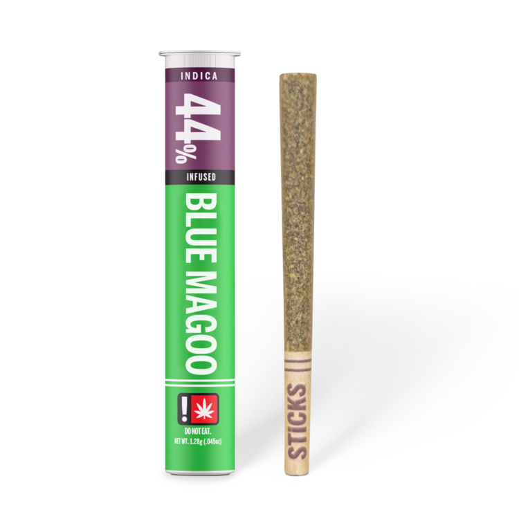 [$6] Sticks - Blue Magoo - Infused Flavored Preroll - (1g) - IH