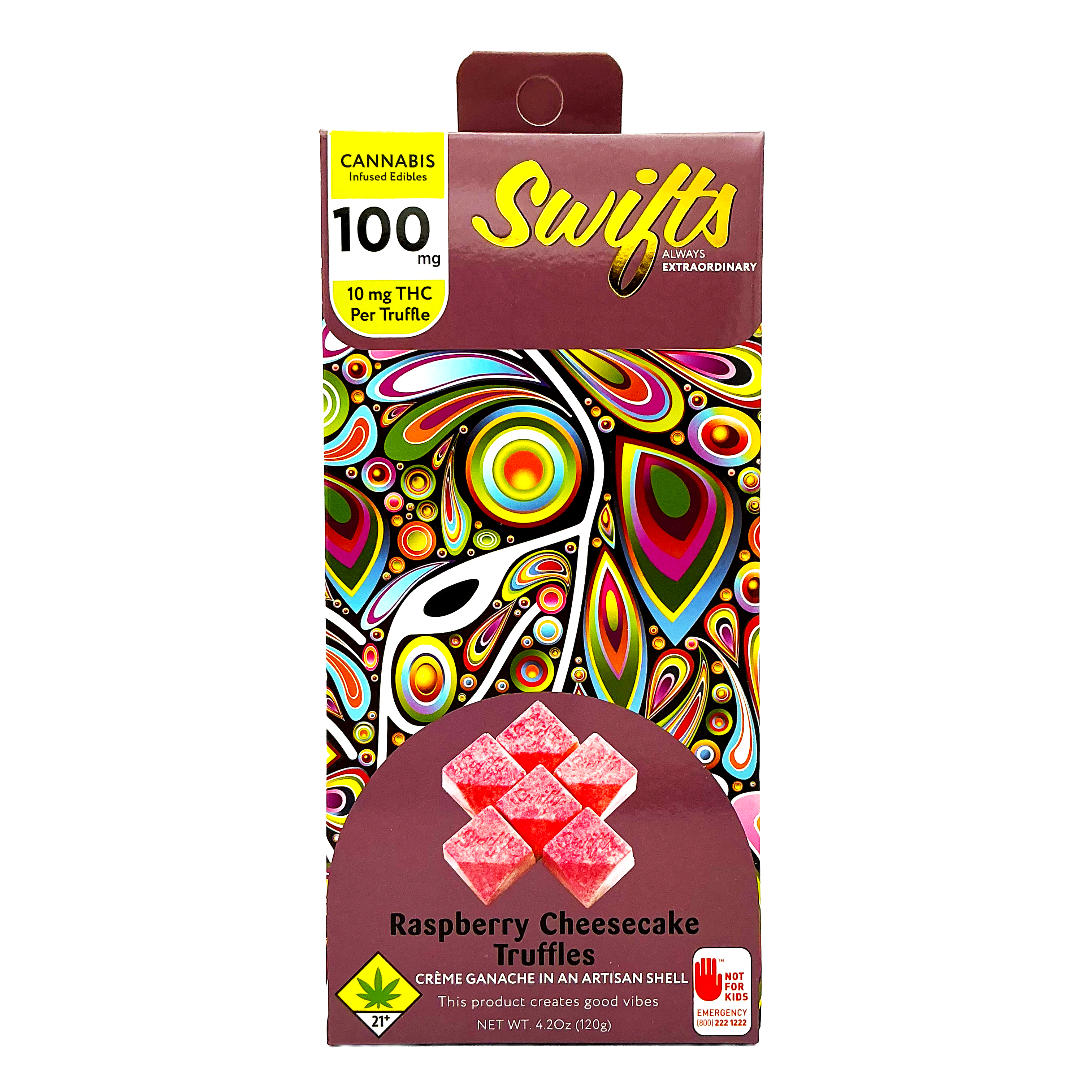 Swifts Edibles - Truffle-Rasp Cheese-100mg