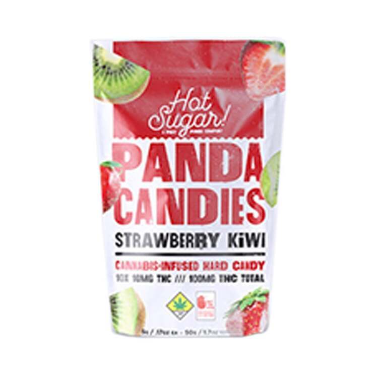 Strawberry Kiwi Panda Candies | 10pk | (100mg)