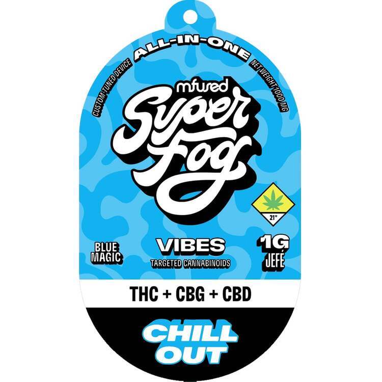 CBD:CBG 1:1:1 Chill Out (Blue Raspberry) - Vibes Disposable