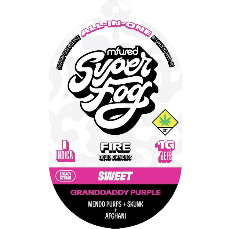 Granddaddy Purple (Sweet) - Fire Liquid Diamonds Disposable